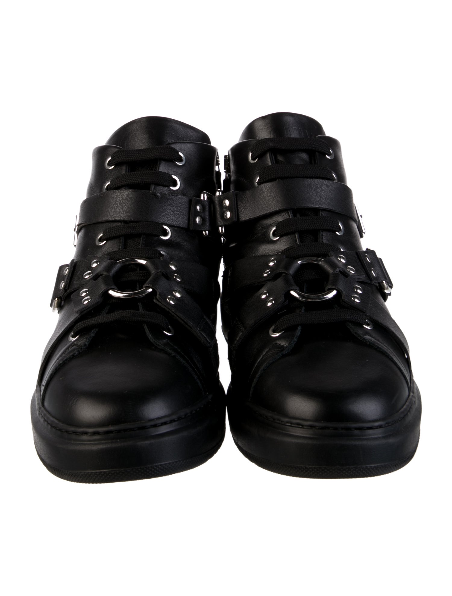 Moschino Couture Leather Sneakers